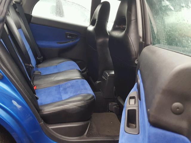 JF1GD74637H501895 - 2007 SUBARU IMPREZA WR BLUE photo 6