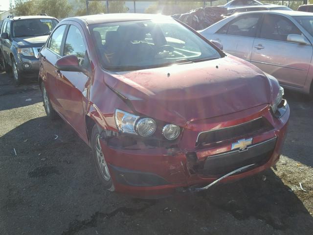 1G1JC5SH1F4217174 - 2015 CHEVROLET SONIC LT RED photo 1