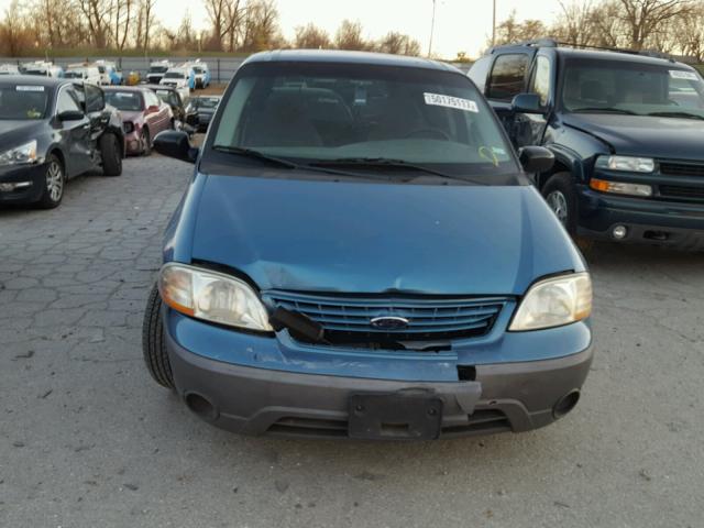 2FMZA50412BA03944 - 2002 FORD WINDSTAR L BLUE photo 9