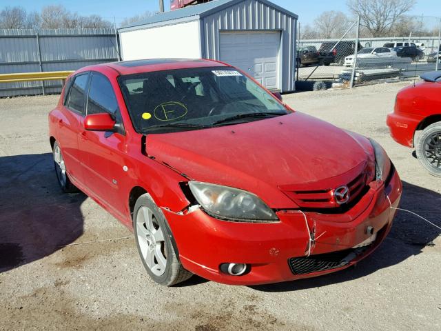 JM1BK143351238018 - 2005 MAZDA 3 HATCHBAC RED photo 1