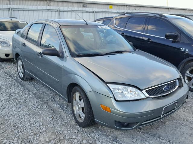 1FAFP34N75W232358 - 2005 FORD FOCUS ZX4 GREEN photo 1