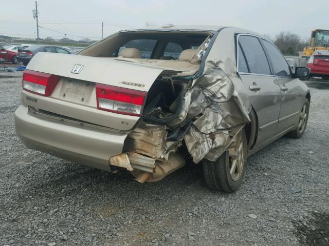 1HGCM56884A009350 - 2004 HONDA ACCORD EX BEIGE photo 4