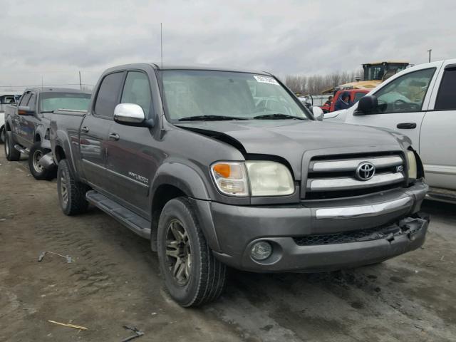 5TBDT44174S449383 - 2004 TOYOTA TUNDRA DOU GRAY photo 1