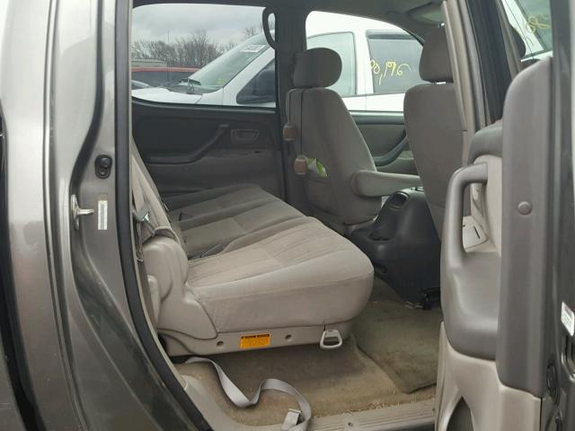 5TBDT44174S449383 - 2004 TOYOTA TUNDRA DOU GRAY photo 6