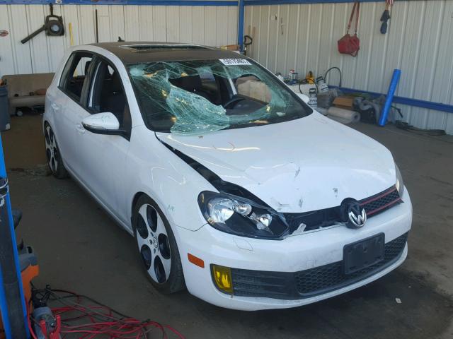 WVWGD7AJ3CW136160 - 2012 VOLKSWAGEN GTI WHITE photo 1