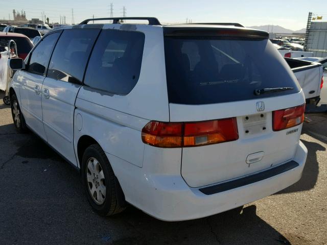 5FNRL18673B072705 - 2003 HONDA ODYSSEY EX WHITE photo 3