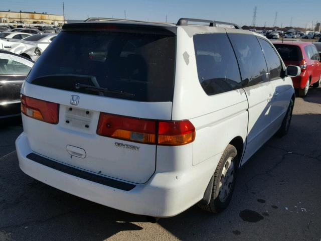 5FNRL18673B072705 - 2003 HONDA ODYSSEY EX WHITE photo 4