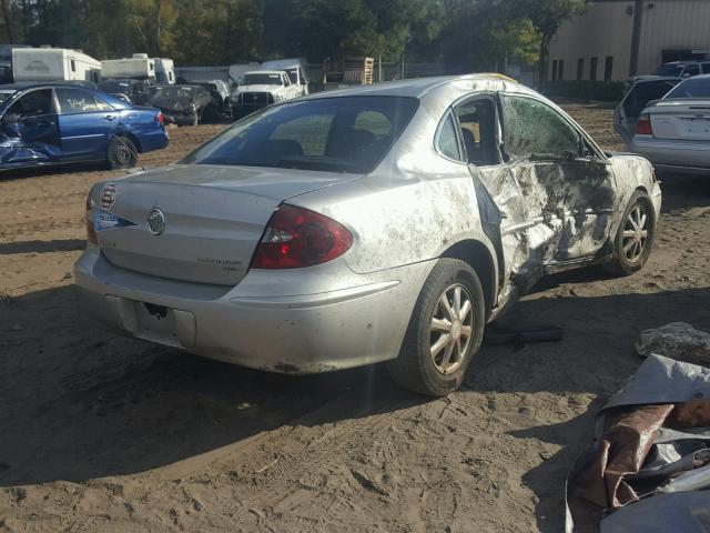 2G4WD552371118527 - 2007 BUICK LACROSSE C SILVER photo 4