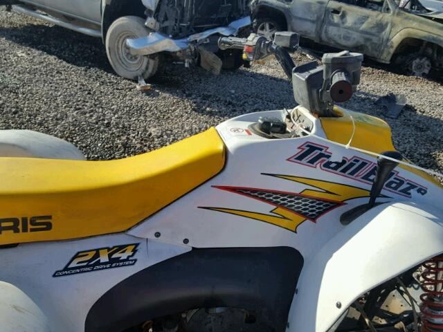 4XABA25C212648473 - 2001 POLARIS TRAIL BLAZ WHITE photo 5