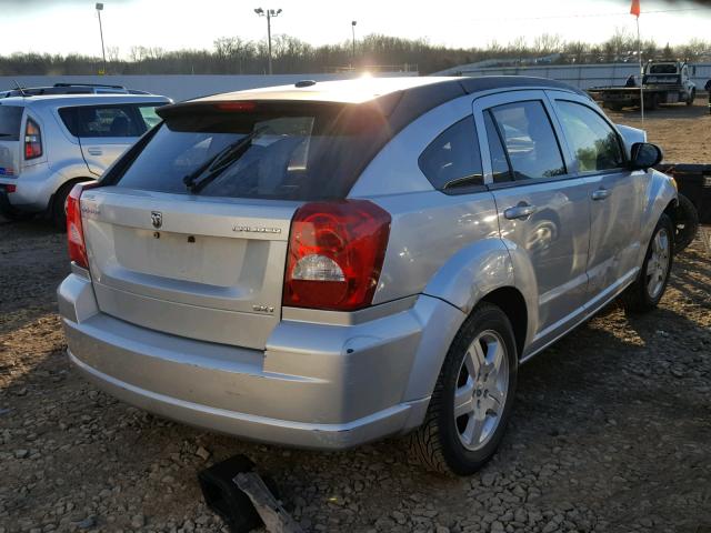 1B3HB48A09D240660 - 2009 DODGE CALIBER SX SILVER photo 4