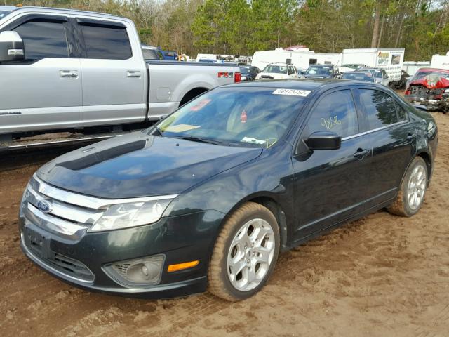 3FAHP0HA7AR282446 - 2010 FORD FUSION SE GREEN photo 2