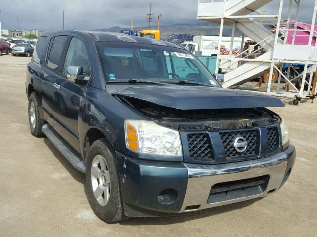 5N1AA08A94N705222 - 2004 NISSAN ARMADA SE GREEN photo 1