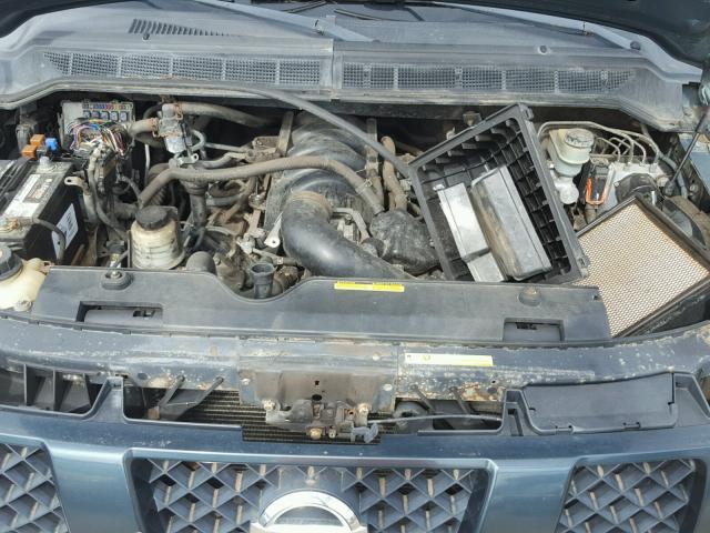 5N1AA08A94N705222 - 2004 NISSAN ARMADA SE GREEN photo 7