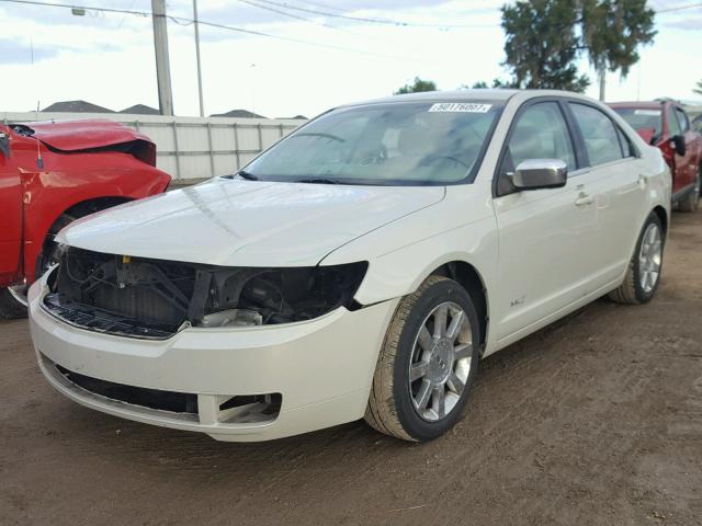 3LNHM26T08R652368 - 2008 LINCOLN MKZ CREAM photo 2