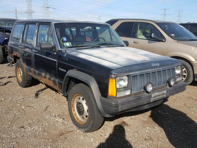 1J4FJ28L1LL128682 - 1990 JEEP CHEROKEE BLACK photo 1