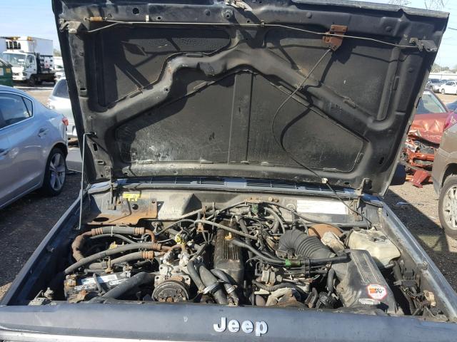 1J4FJ28L1LL128682 - 1990 JEEP CHEROKEE BLACK photo 7