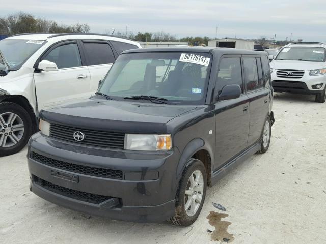 JTLKT334464097435 - 2006 TOYOTA SCION XB BLACK photo 2