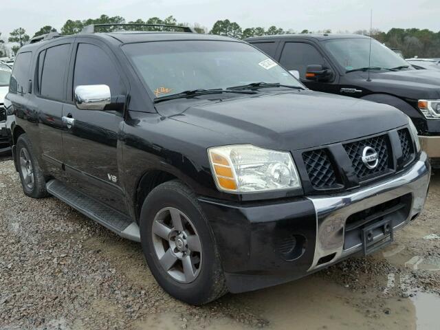 5N1AA08A65N713957 - 2005 NISSAN ARMADA SE BLACK photo 1