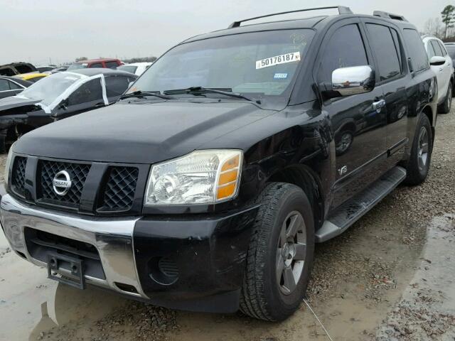 5N1AA08A65N713957 - 2005 NISSAN ARMADA SE BLACK photo 2