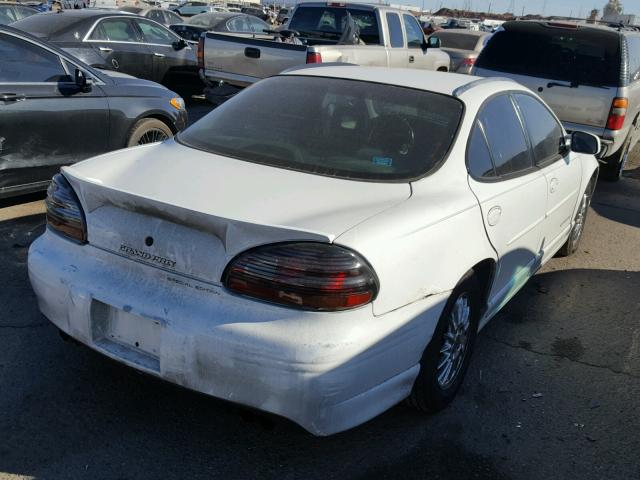 1G2WP52K71F113870 - 2001 PONTIAC GRAND PRIX WHITE photo 4