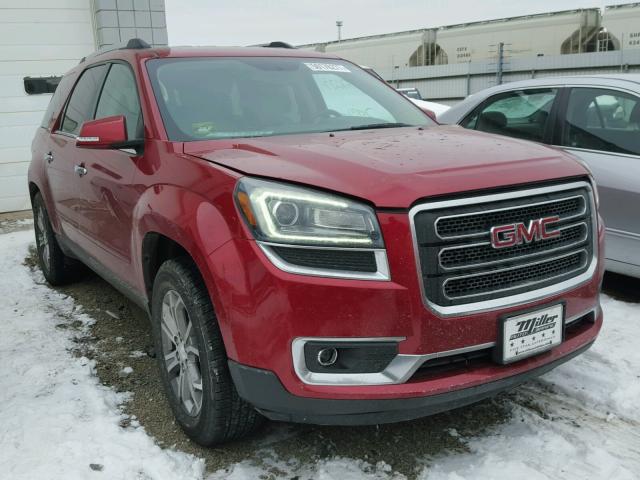 1GKKVRKD5EJ172142 - 2014 GMC ACADIA SLT RED photo 1