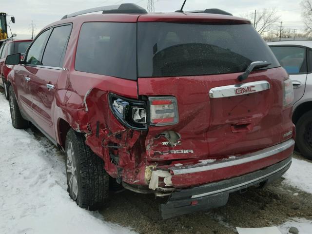 1GKKVRKD5EJ172142 - 2014 GMC ACADIA SLT წითელი ფოტო 3