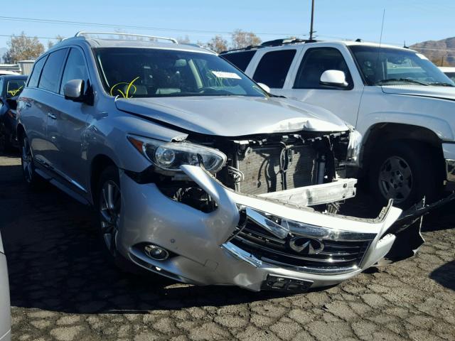 5N1AL0MNXEC528082 - 2014 INFINITI QX60 SILVER photo 1