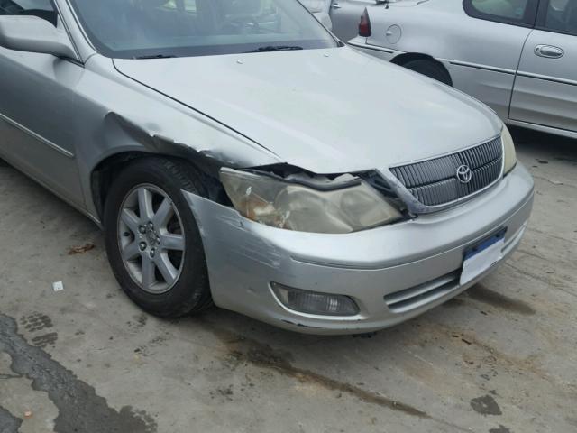 4T1BF28B1YU016362 - 2000 TOYOTA AVALON XL SILVER photo 9