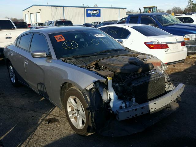 2C3CDXBG8FH812112 - 2015 DODGE CHARGER SE SILVER photo 1