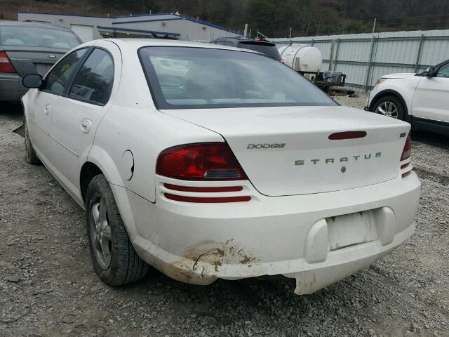 1B3EL46X15N648564 - 2005 DODGE STRATUS SX WHITE photo 3