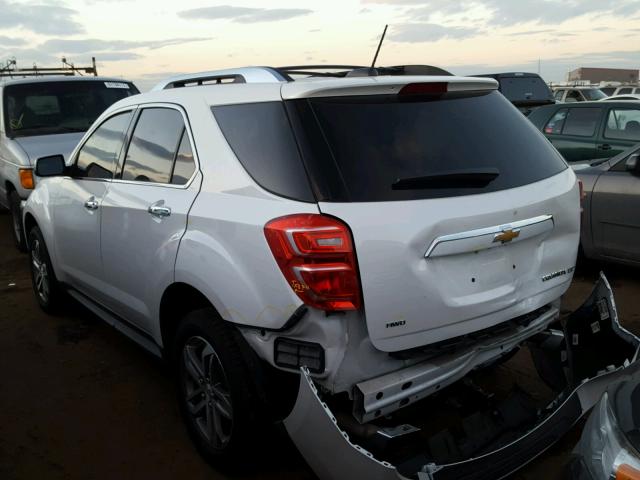 2GNFLGE3XG6323350 - 2016 CHEVROLET EQUINOX LT WHITE photo 3