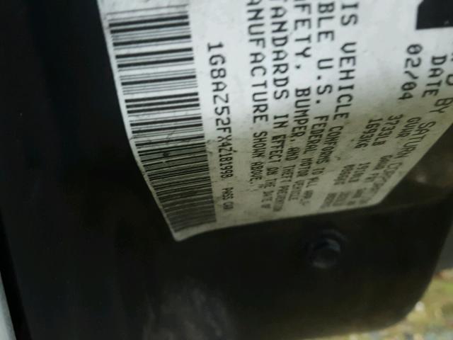 1G8AZ52FX4Z181998 - 2004 SATURN ION LEVEL 银色 照片 10