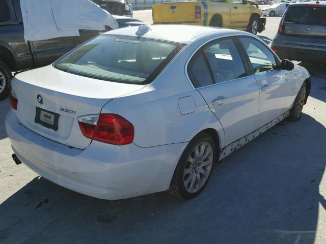 WBAVB33506PS12225 - 2006 BMW 330 I WHITE photo 4
