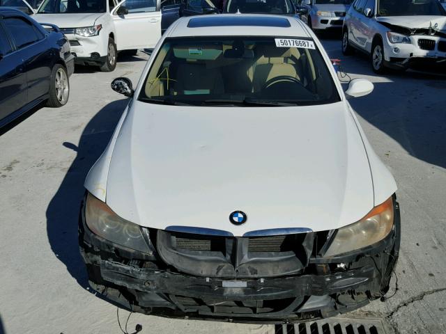 WBAVB33506PS12225 - 2006 BMW 330 I WHITE photo 9