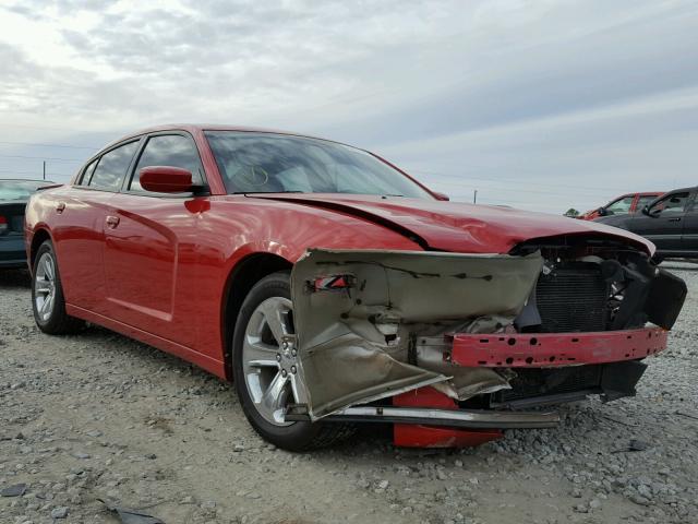 2C3CDXBG6CH301803 - 2012 DODGE CHARGER SE RED photo 1