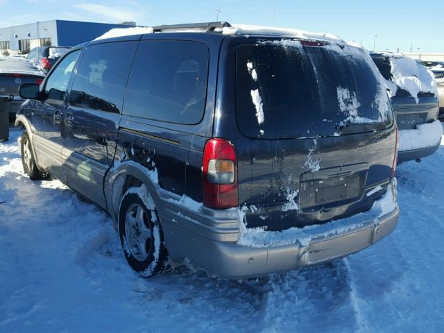 1GMDX03E03D212751 - 2003 PONTIAC MONTANA BLUE photo 3