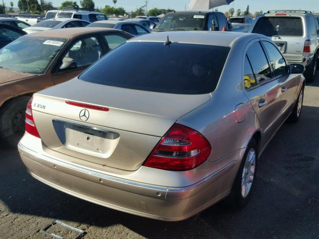 WDBUF56J46A760768 - 2006 MERCEDES-BENZ E 350 GOLD photo 4