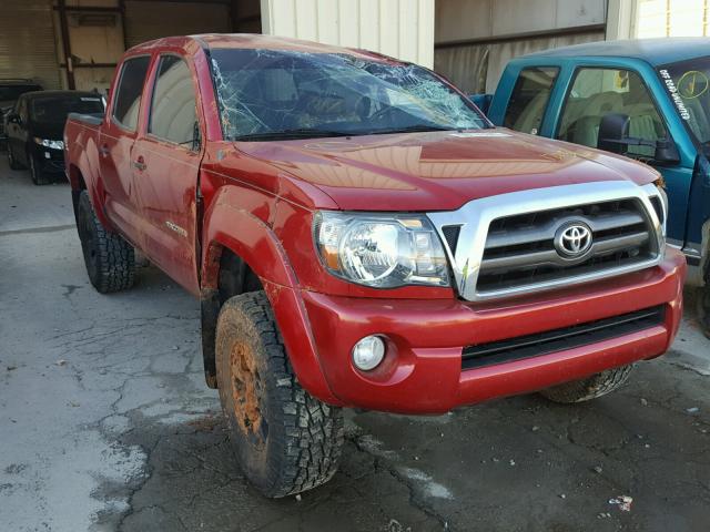 3TMJU62N59M075226 - 2009 TOYOTA TACOMA DOU RED photo 1