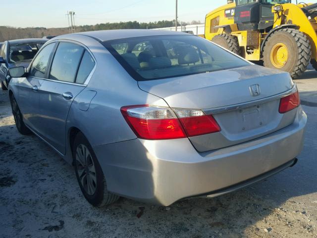 1HGCR2F36DA060267 - 2013 HONDA ACCORD LX SILVER photo 3