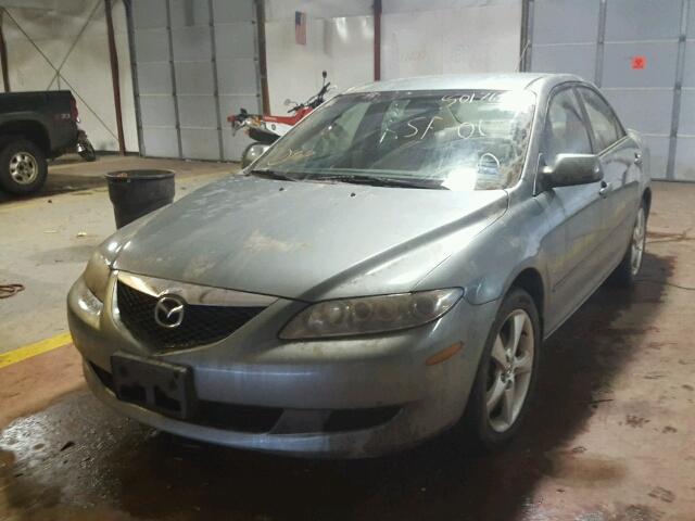 1YVHP80C155M67830 - 2005 MAZDA 6 I GREEN photo 2