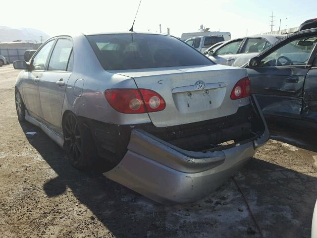 1NXBR32E66Z742554 - 2006 TOYOTA COROLLA CE SILVER photo 3