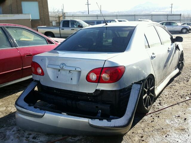 1NXBR32E66Z742554 - 2006 TOYOTA COROLLA CE SILVER photo 4