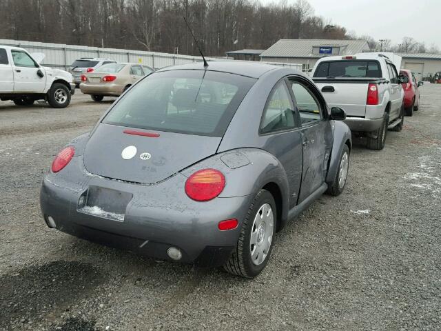 3VWCK21C02M447808 - 2002 VOLKSWAGEN NEW BEETLE CHARCOAL photo 4