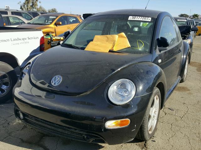 3VWCA21C4XM411940 - 1999 VOLKSWAGEN NEW BEETLE BLACK photo 2