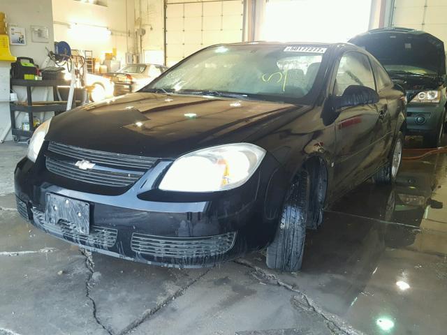 1G1AL15F467879557 - 2006 CHEVROLET COBALT LT BLACK photo 2