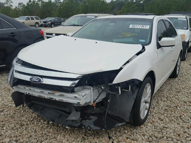 3FAHP0JG8CR156436 - 2012 FORD FUSION SEL WHITE photo 2