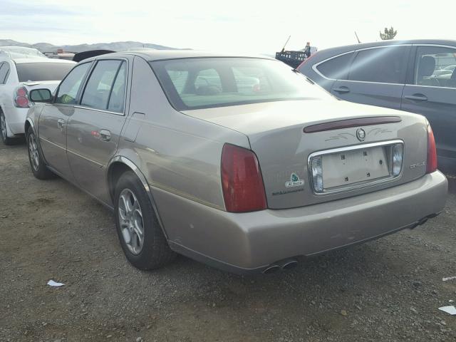 1G6KD54Y71U215236 - 2001 CADILLAC DEVILLE BROWN photo 3