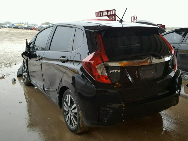 3HGGK5H8XFM779897 - 2015 HONDA FIT EX BLACK photo 3