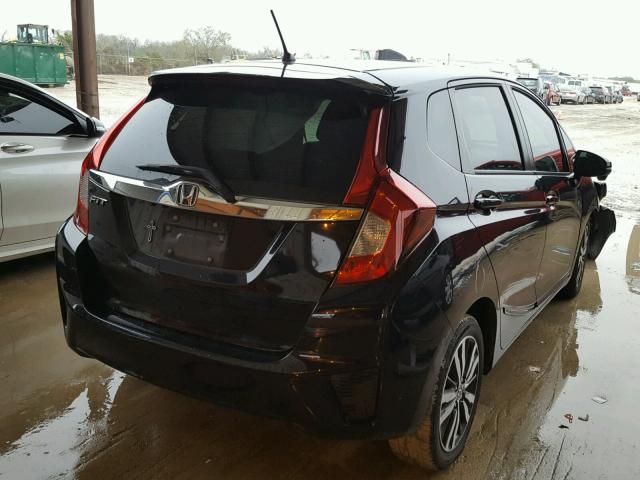 3HGGK5H8XFM779897 - 2015 HONDA FIT EX BLACK photo 4