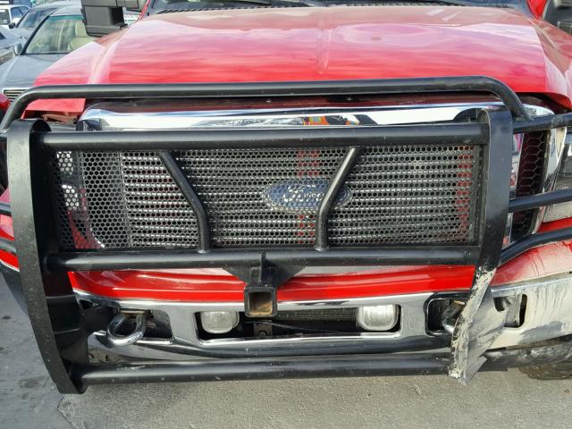 1FTSW21P97EA08366 - 2007 FORD F250 SUPER RED photo 7